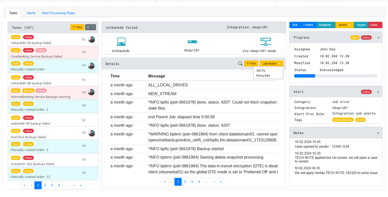 Alerts Management